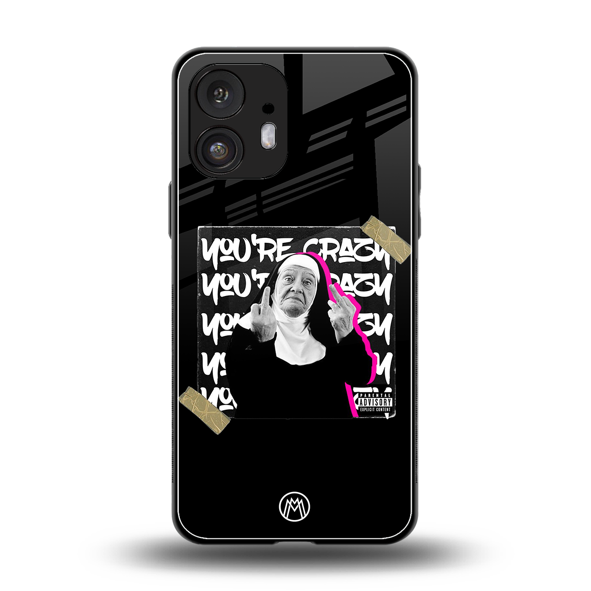 wild mind back phone cover | glass case for nothing phone 2