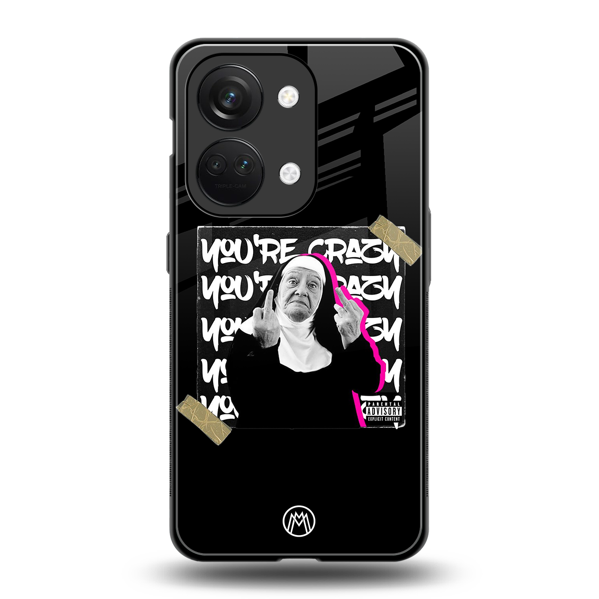 wild mind back phone cover | glass case for oneplus nord 3