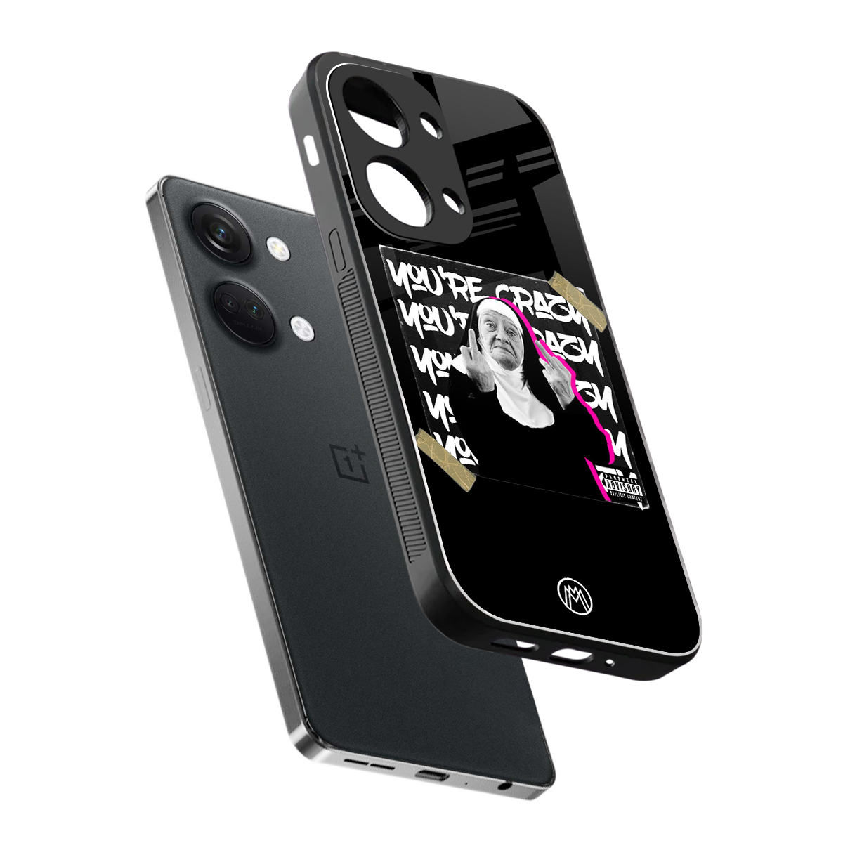 wild mind back phone cover | glass case for oneplus nord 3