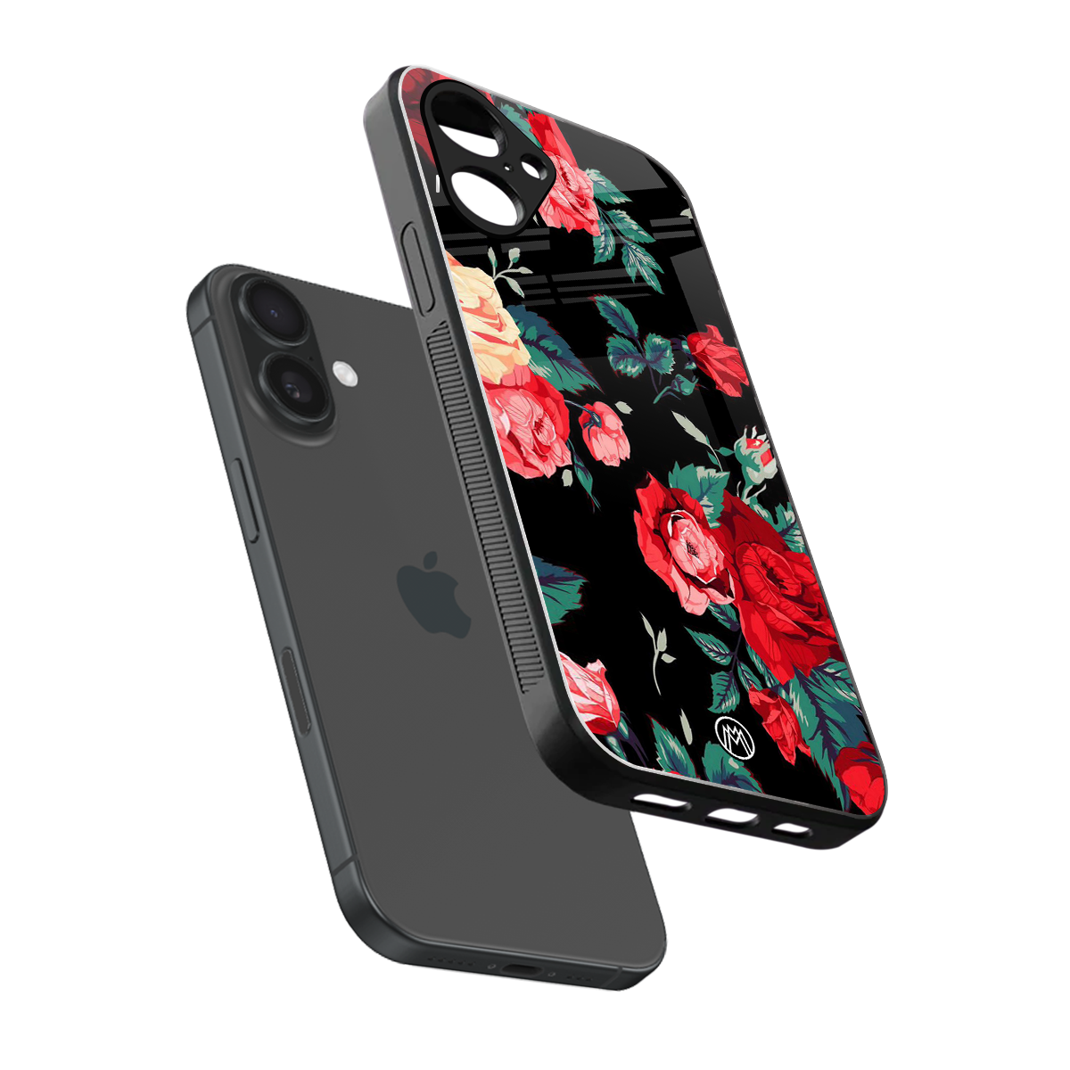 wildflower back phone cover | glass case for iphone 16