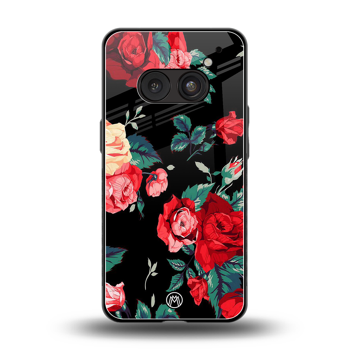 wildflower back phone cover | glass case for nothing phone 2a