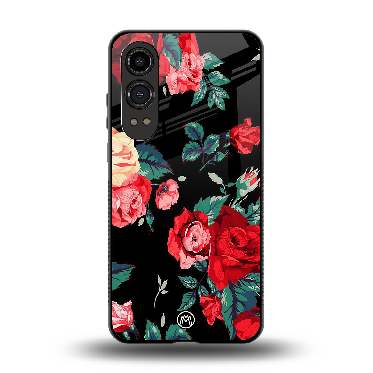wildflower back phone cover | glass case for oneplus nord ce 4 lite