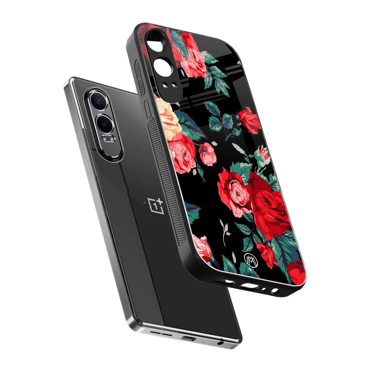 wildflower back phone cover | glass case for oneplus nord ce 4 lite