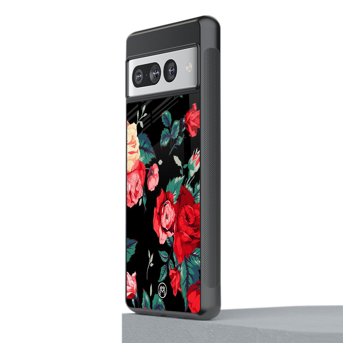 wildflower back phone cover | glass case for google pixel 7 pro