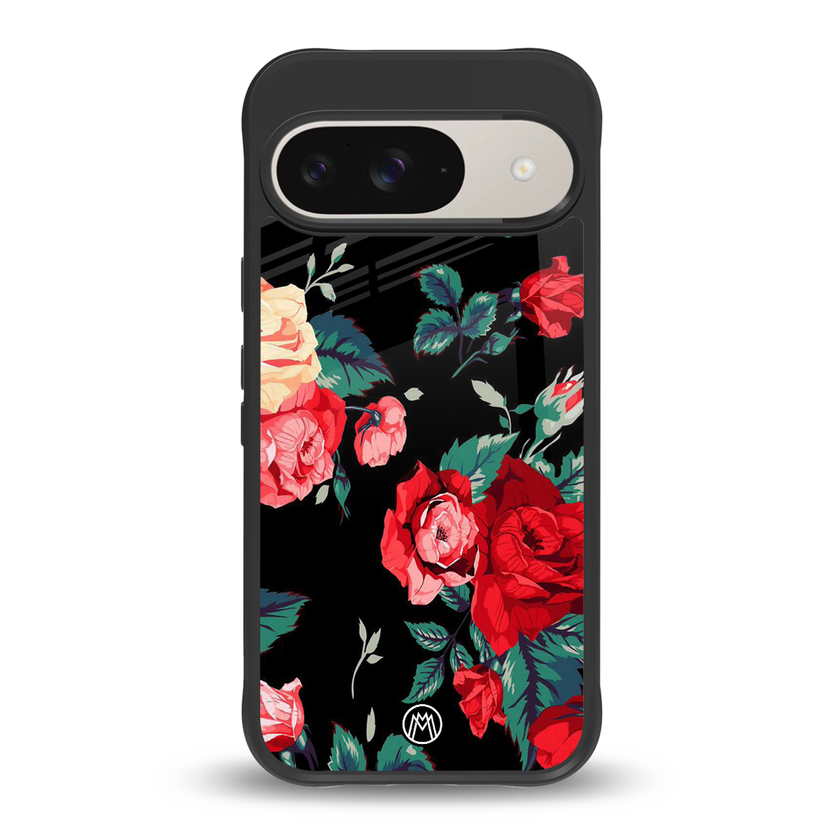 wildflower back phone cover | glass case for google pixel 9