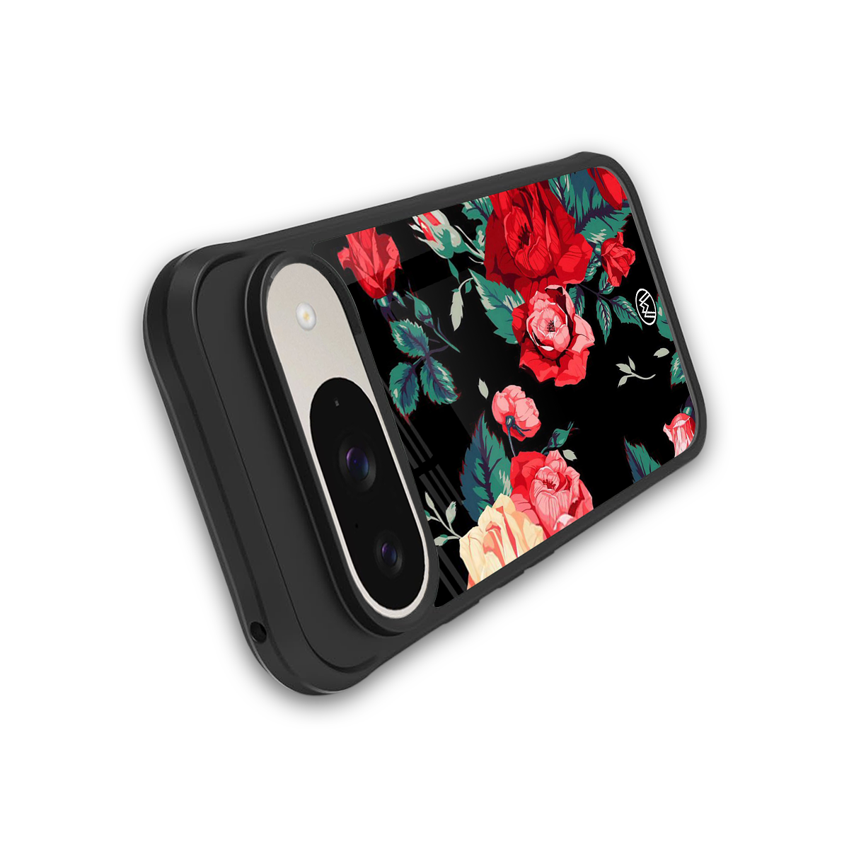 wildflower back phone cover | glass case for google pixel 9