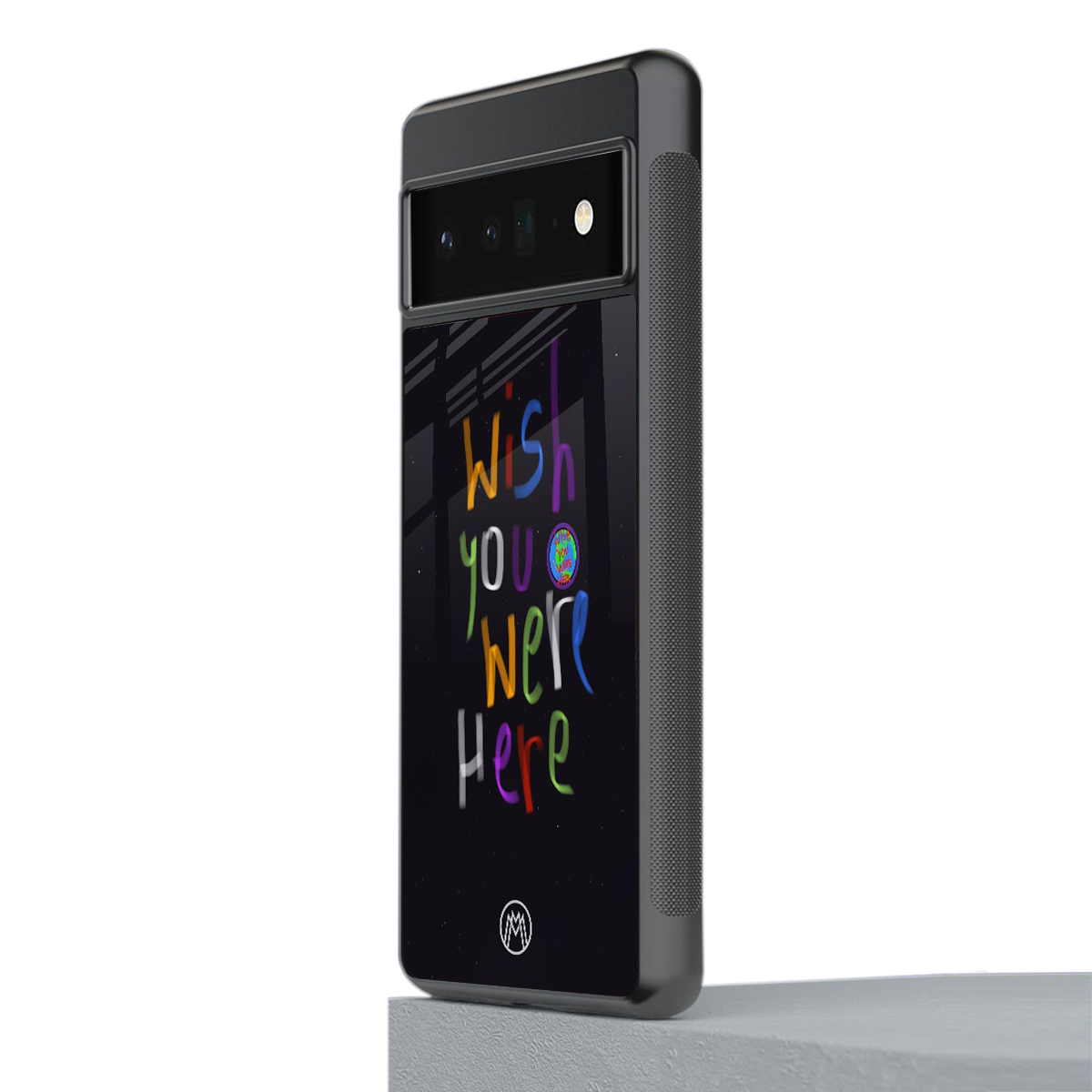 wish you were here back phone cover | glass case for google pixel 6 pro
