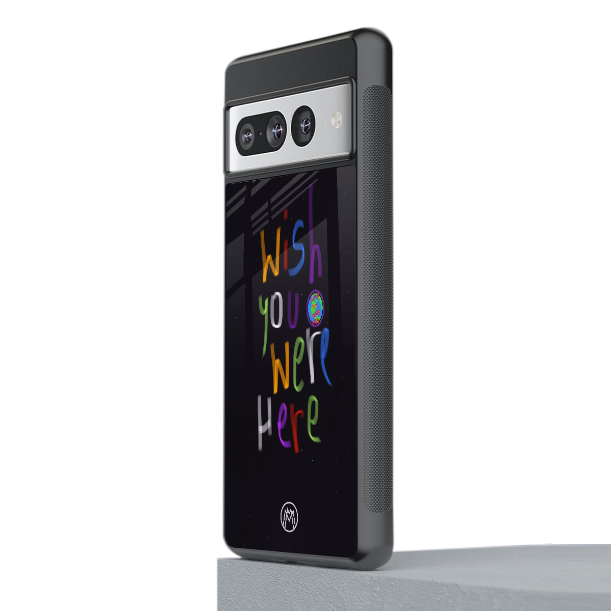 wish you were here back phone cover | glass case for google pixel 7 pro