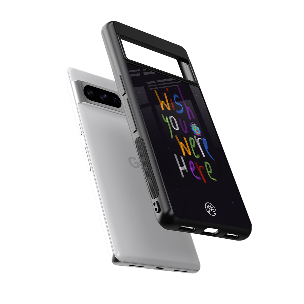 wish you were here back phone cover | glass case for google pixel 8 pro