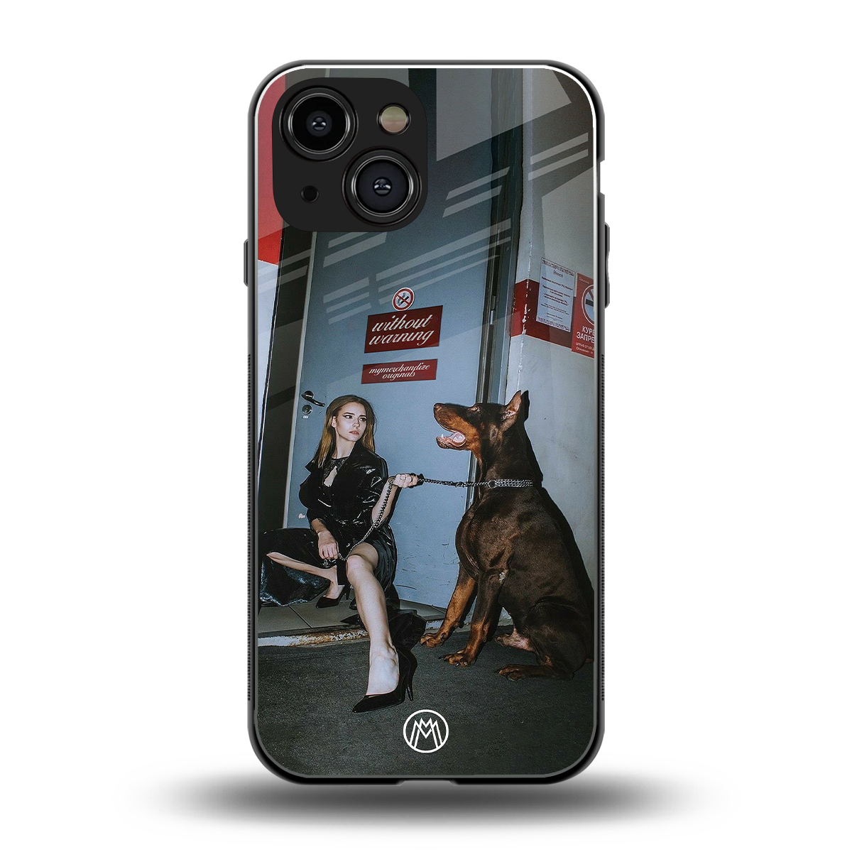without warning back phone cover | glass case for iphone 13 mini
