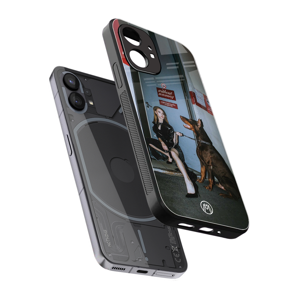 without warning back phone cover | glass case for nothing phone 1