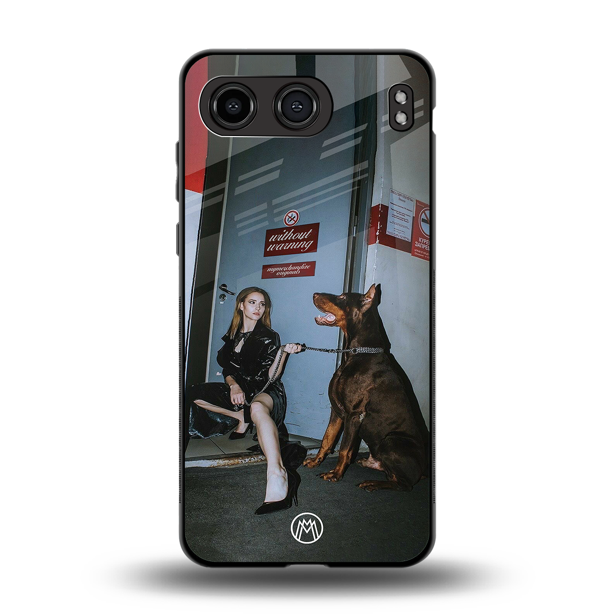 without warning back phone cover | glass case for oneplus nord 4