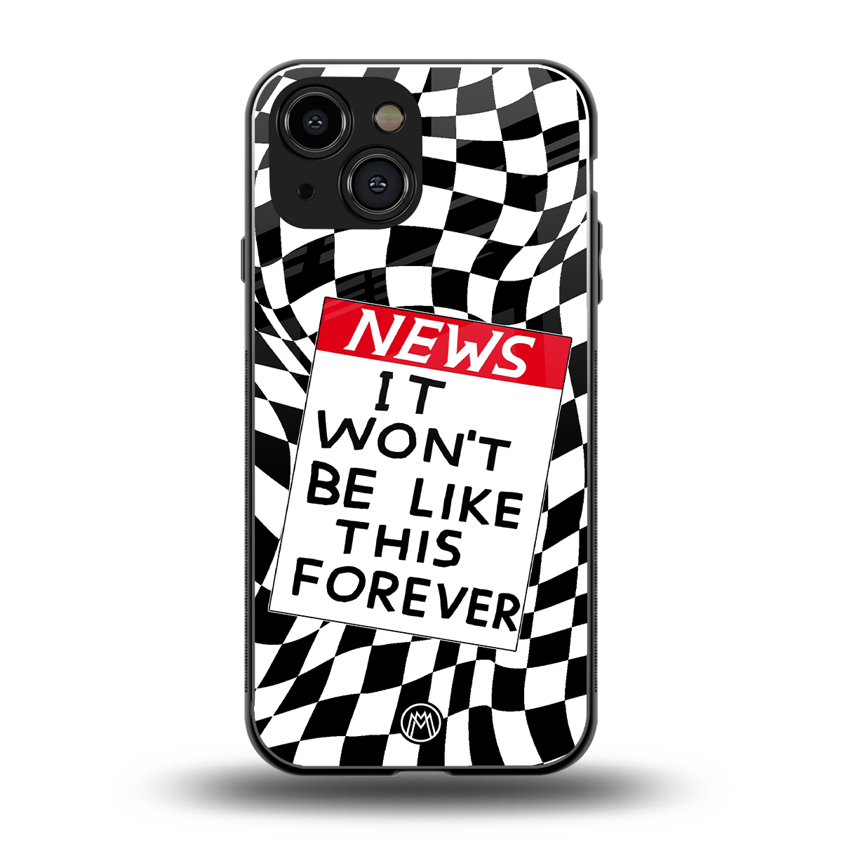 won't be like this forever back phone cover | glass case for iphone 13 mini