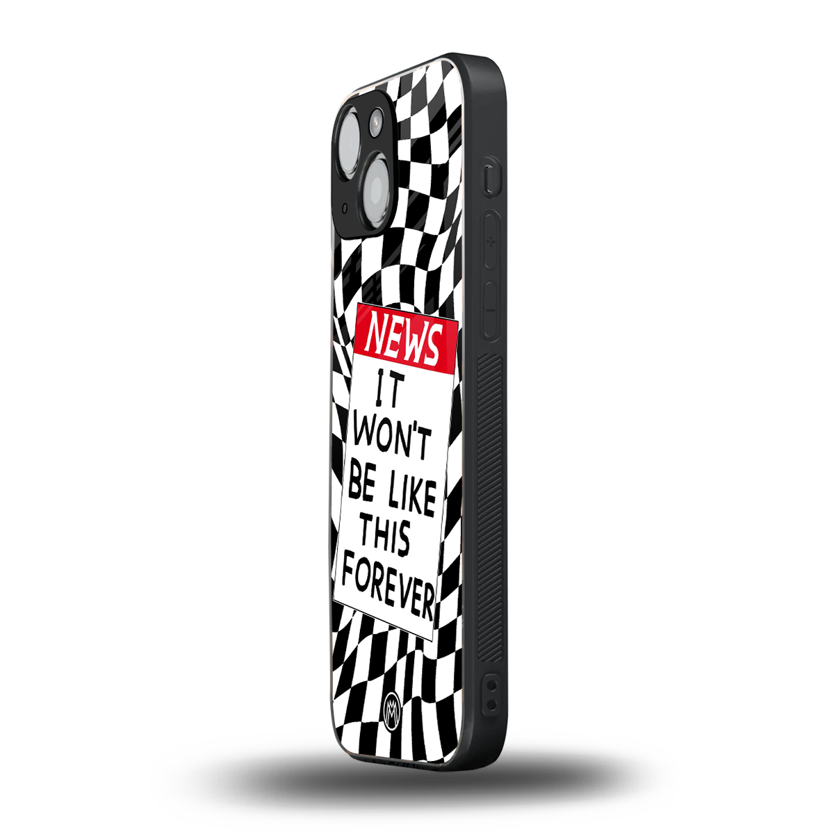 won't be like this forever back phone cover | glass case for iphone 13 mini