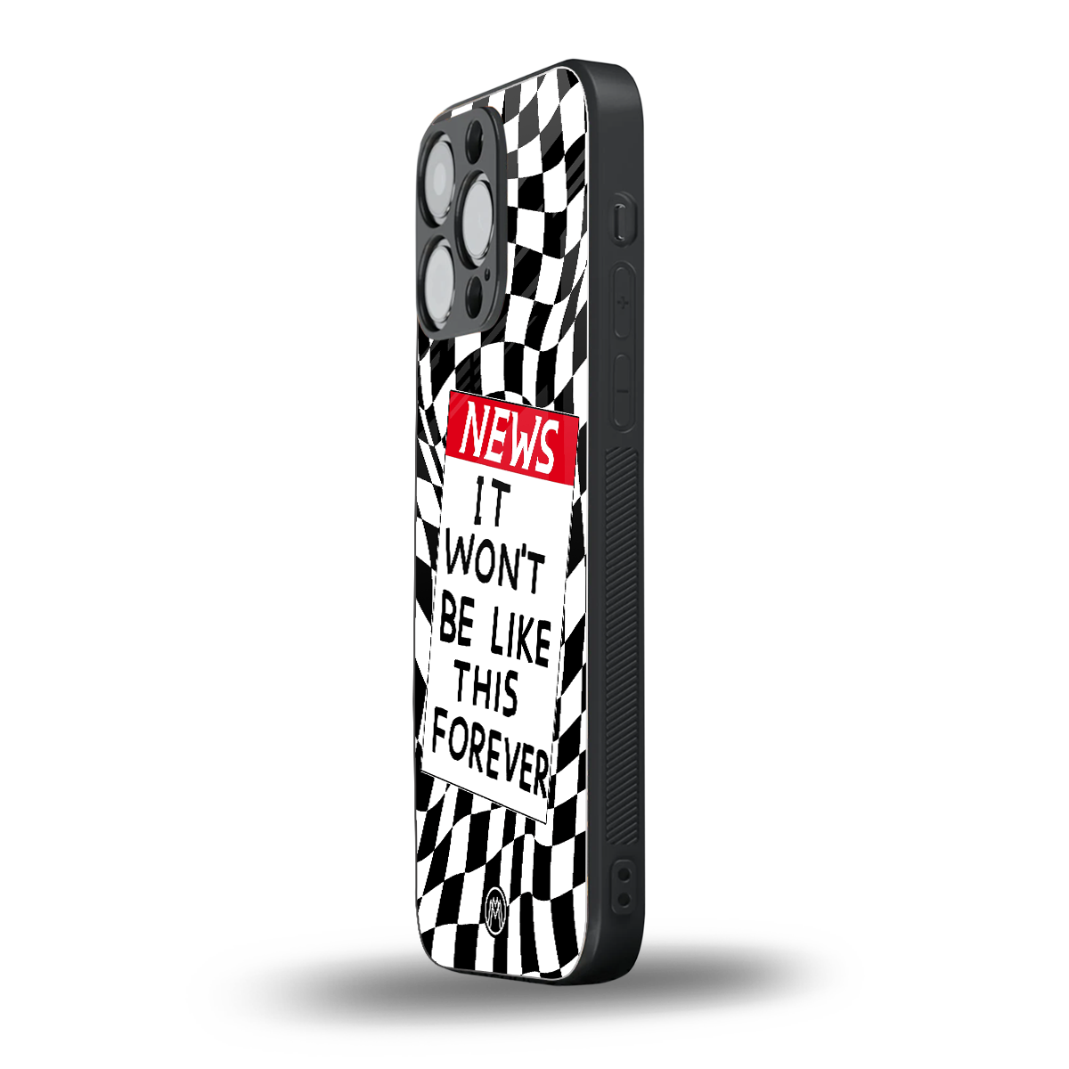 won't be like this forever back phone cover | glass case for iphone 14 pro max