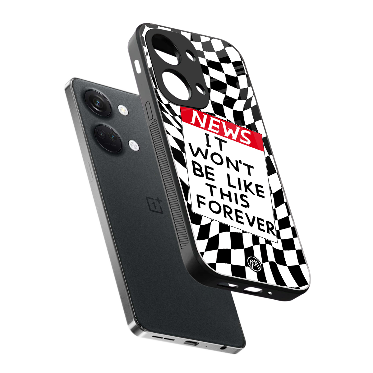 won't be like this forever back phone cover | glass case for oneplus nord 3