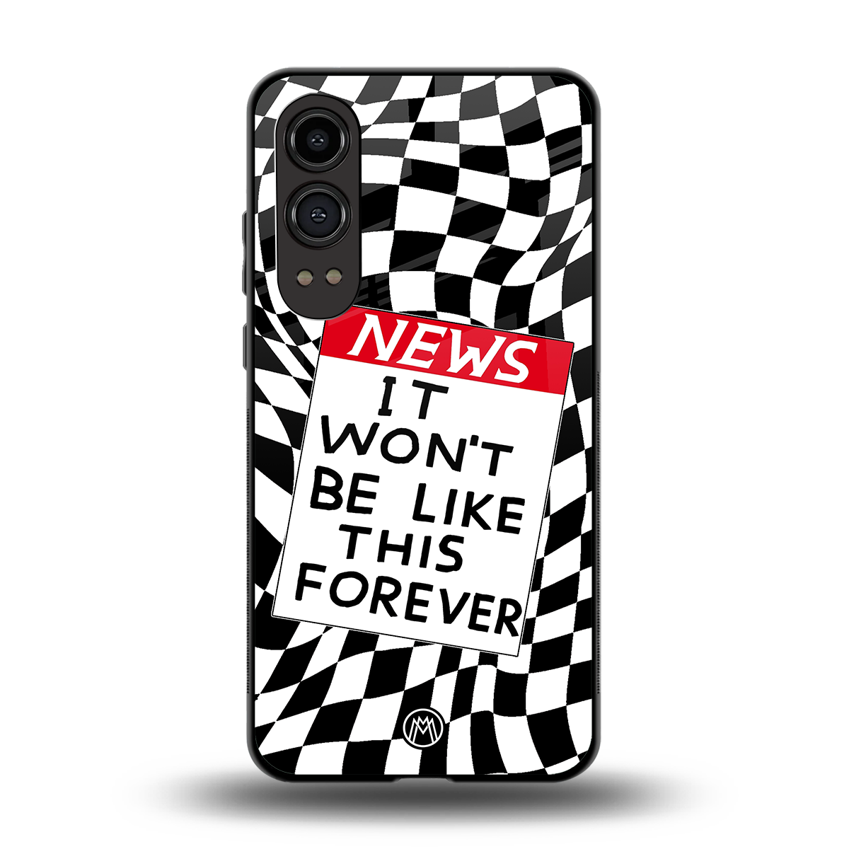 won't be like this forever back phone cover | glass case for oneplus nord ce 4 lite
