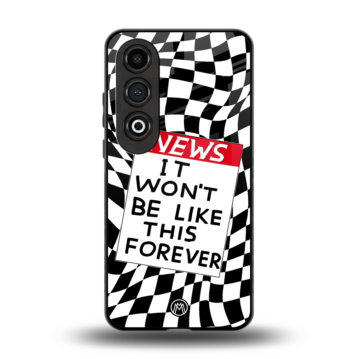 won't be like this forever back phone cover | glass case for oneplus nord ce 4