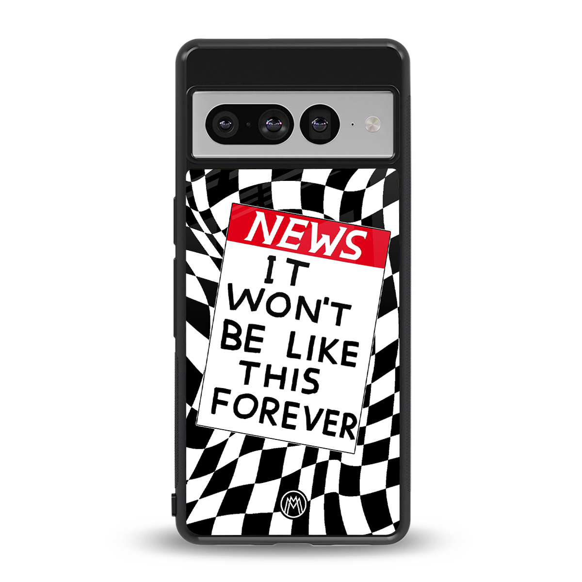 won't be like this forever back phone cover | glass case for google pixel 7 pro