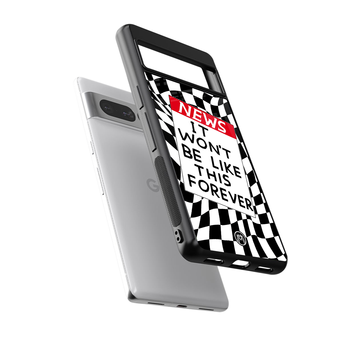 won't be like this forever back phone cover | glass case for google pixel 7 pro