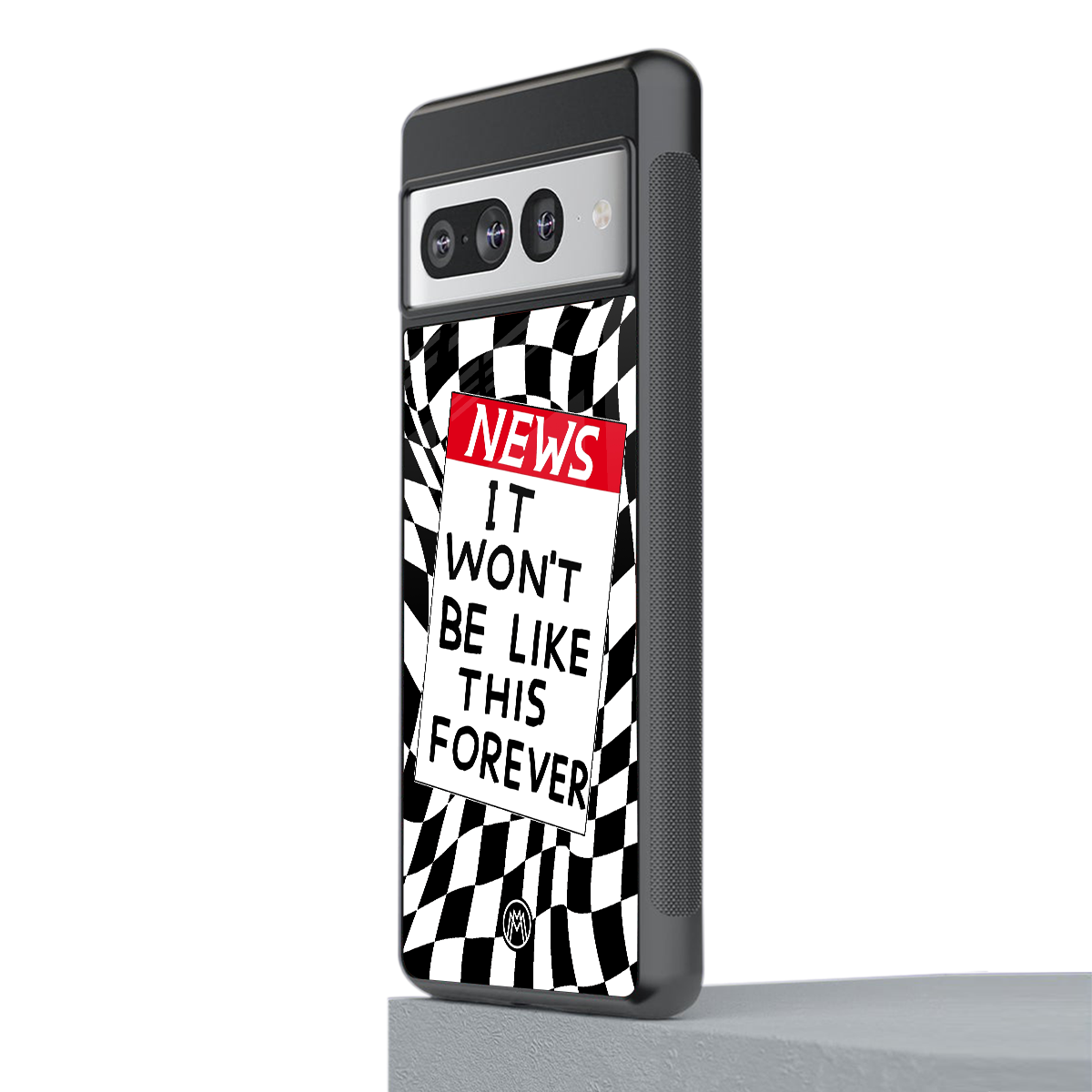 won't be like this forever back phone cover | glass case for google pixel 7 pro
