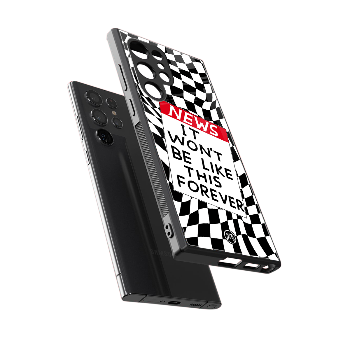 won't be like this forever back phone cover | glass case for samsung galaxy s24 ultra