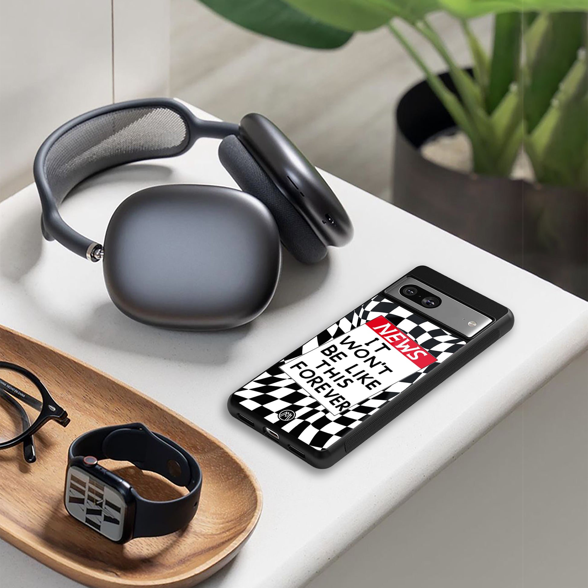 won't be like this forever back phone cover | glass case for google pixel 9 pro