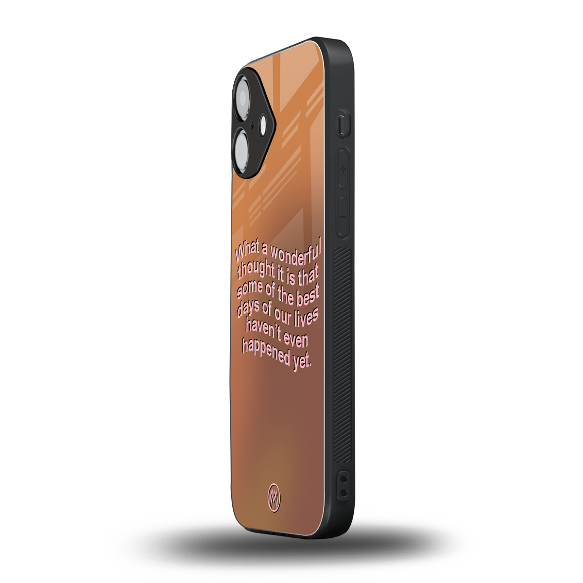 wonderful thought back phone cover | glass case for iphone 16 plus