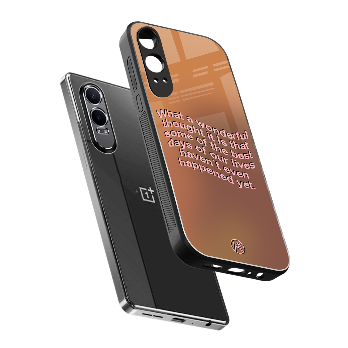 wonderful thought back phone cover | glass case for oneplus nord ce 4 lite