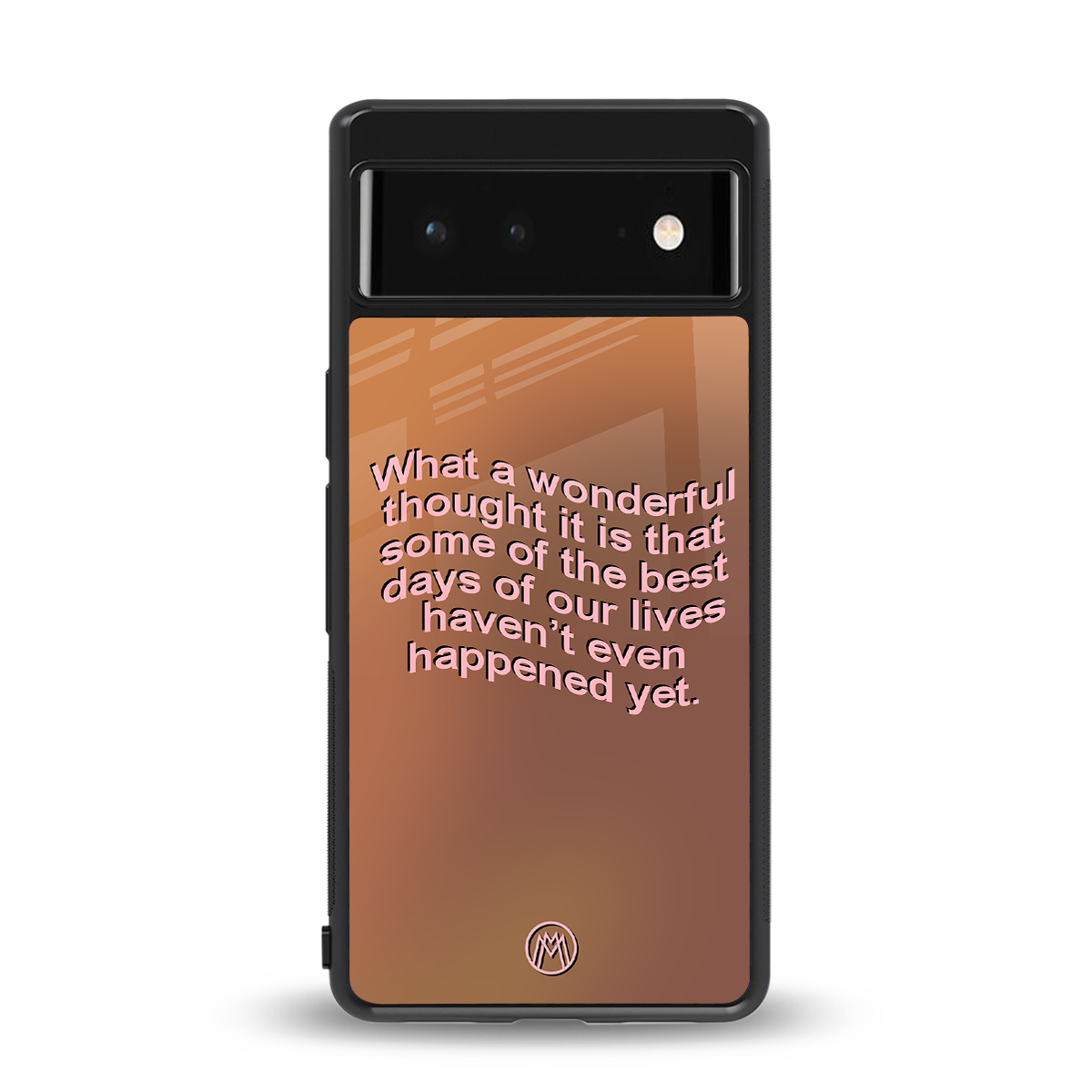 wonderful thought back phone cover | glass case for google pixel 6