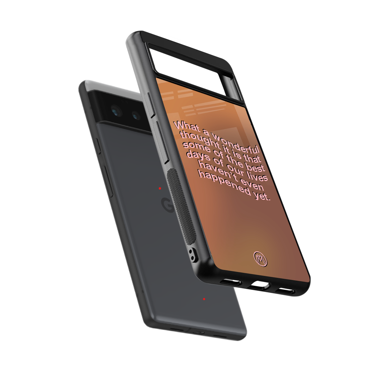 wonderful thought back phone cover | glass case for google pixel 6