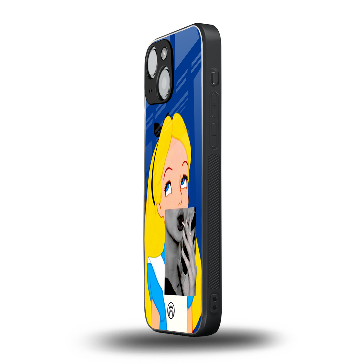 wonderland treat back phone cover | glass case for iphone 13 mini