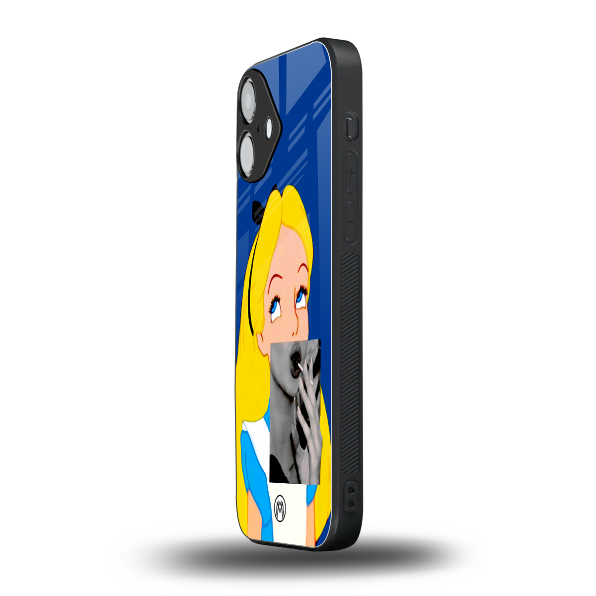 wonderland treat back phone cover | glass case for iphone 16 plus