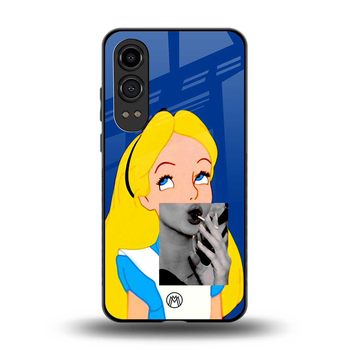 wonderland treat back phone cover | glass case for oneplus nord ce 4 lite