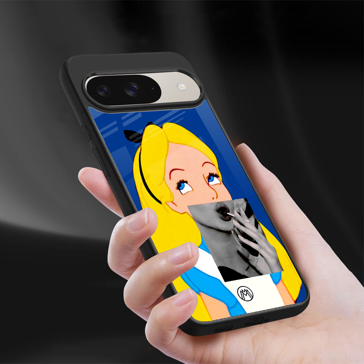 wonderland treat back phone cover | glass case for google pixel 9