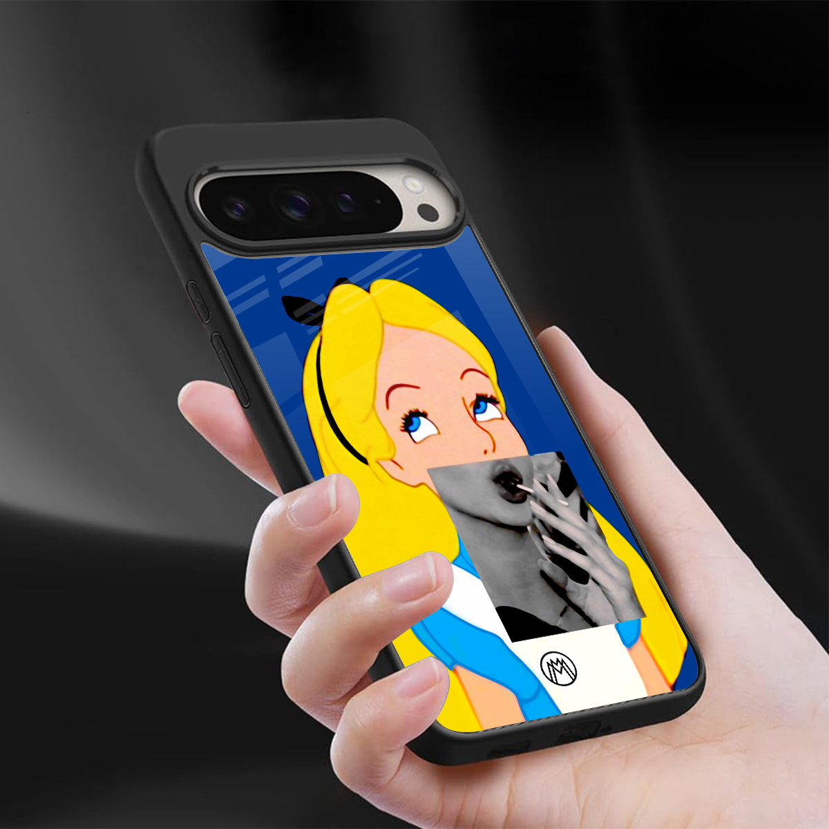 wonderland treat back phone cover | glass case for google pixel 9 pro