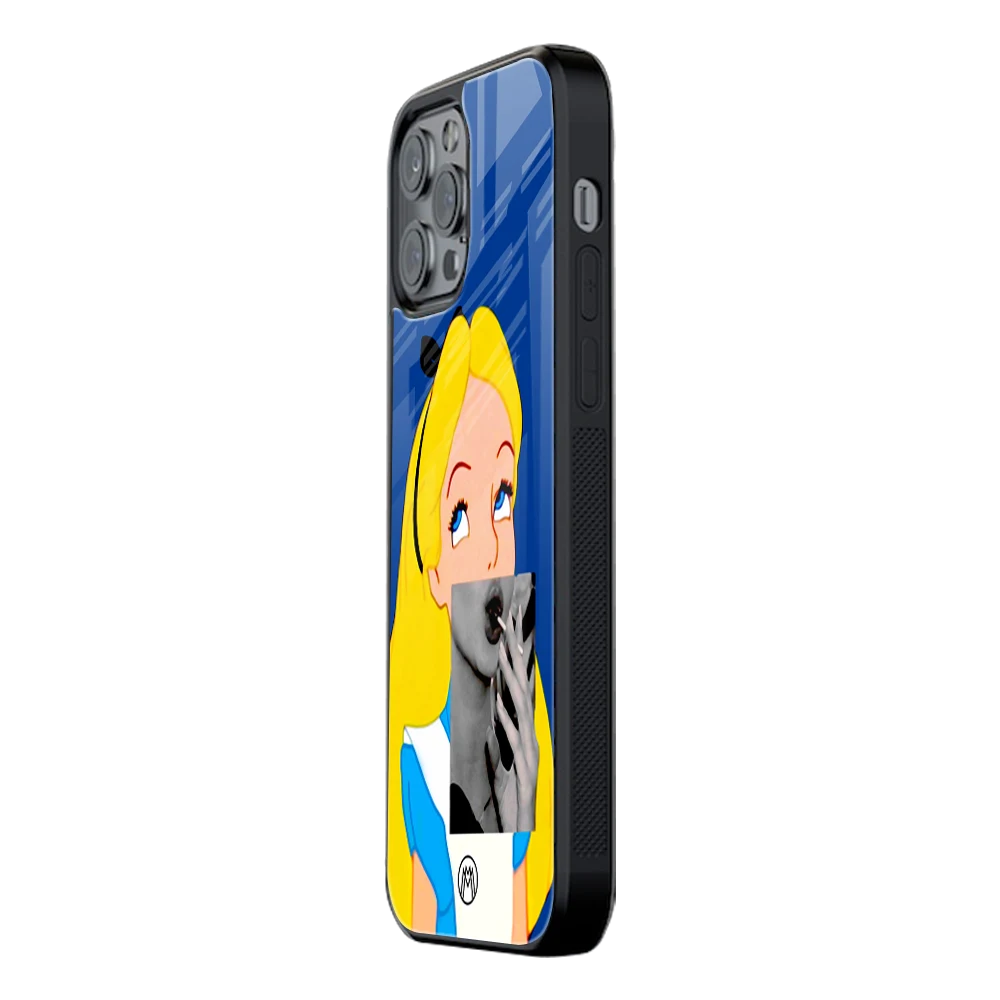 Slim Glass Back Phone Case for Multiple Brands โ iPhone, Samsung, Redmi, OnePlus, Oppo, Vivo