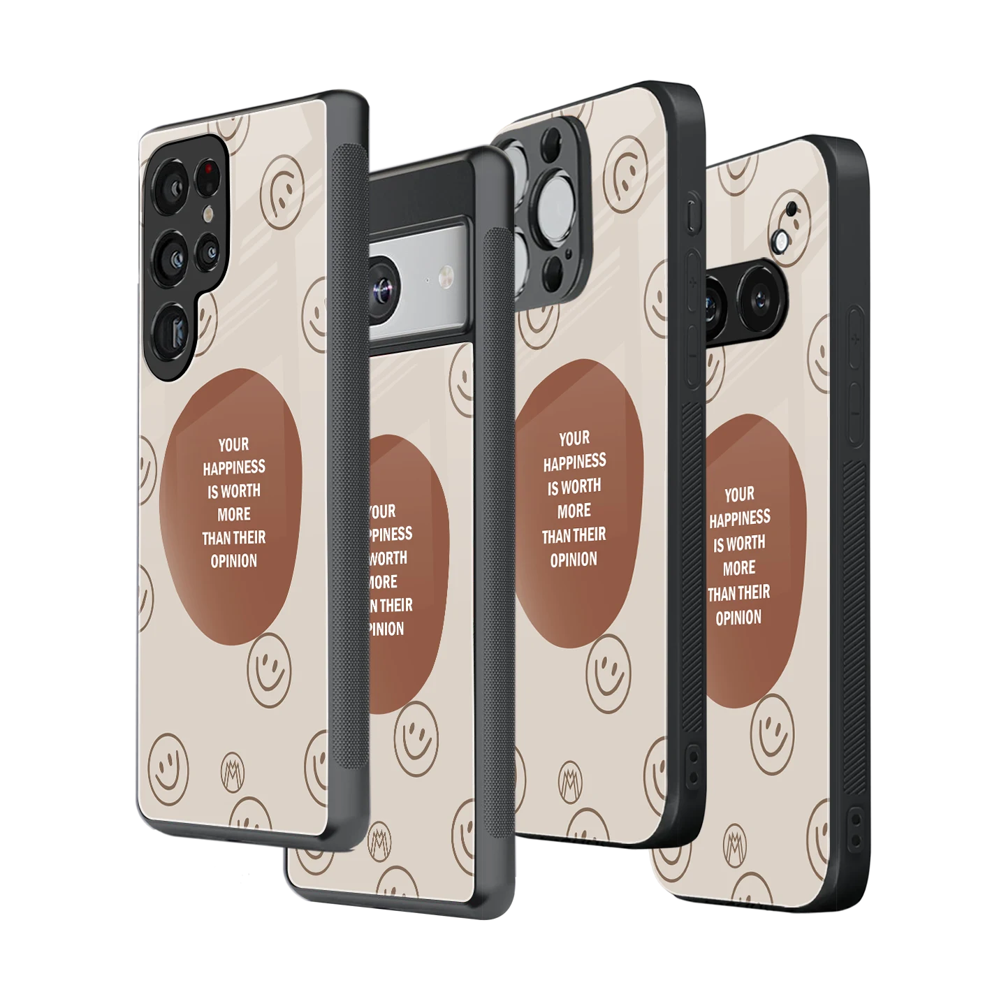 Stylish Glass Back Case for All Smartphones โ iPhone, Samsung, OnePlus, Pixel, Redmi, Oppo, Vivo, Motorola
