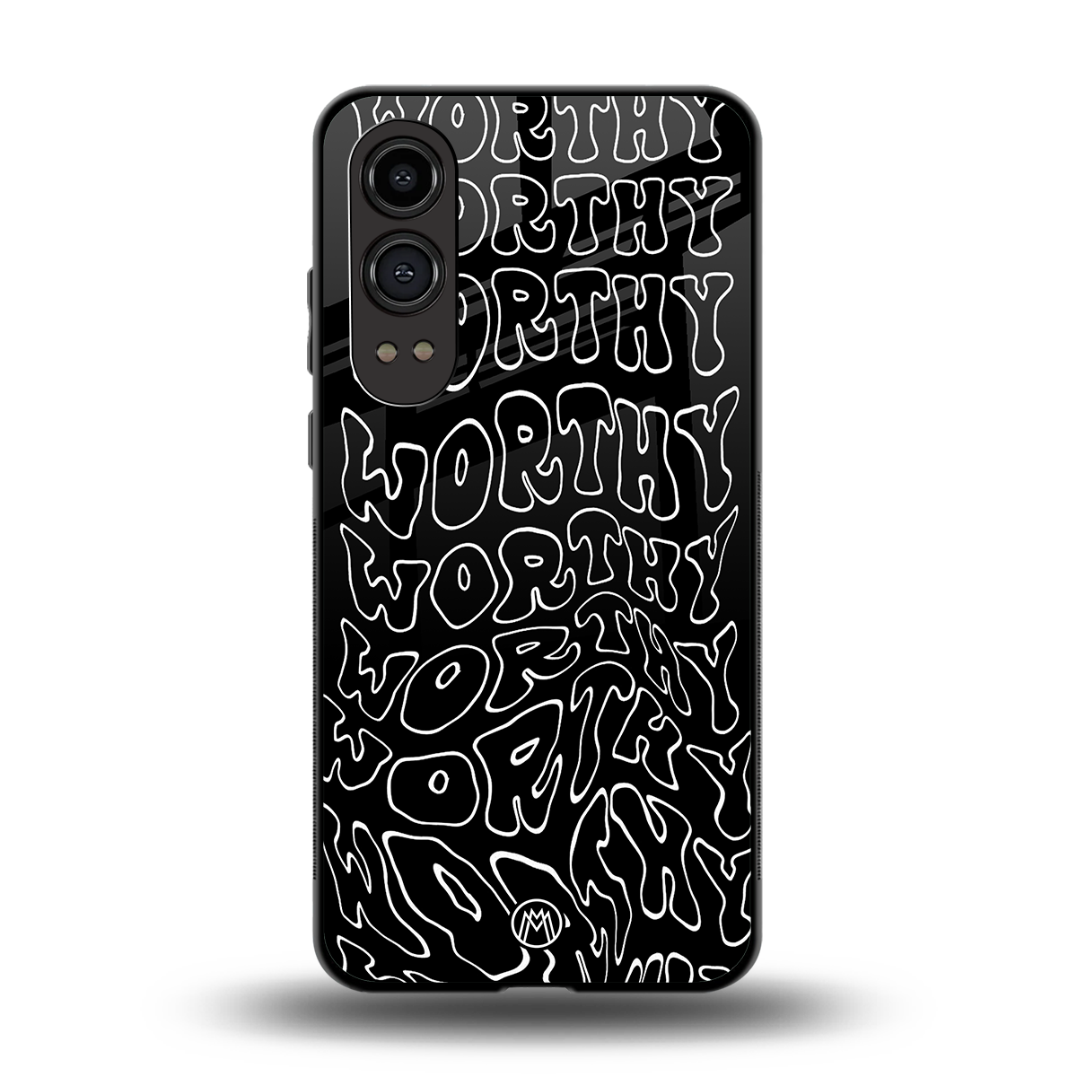worthy black back phone cover | glass case for oneplus nord ce 4 lite
