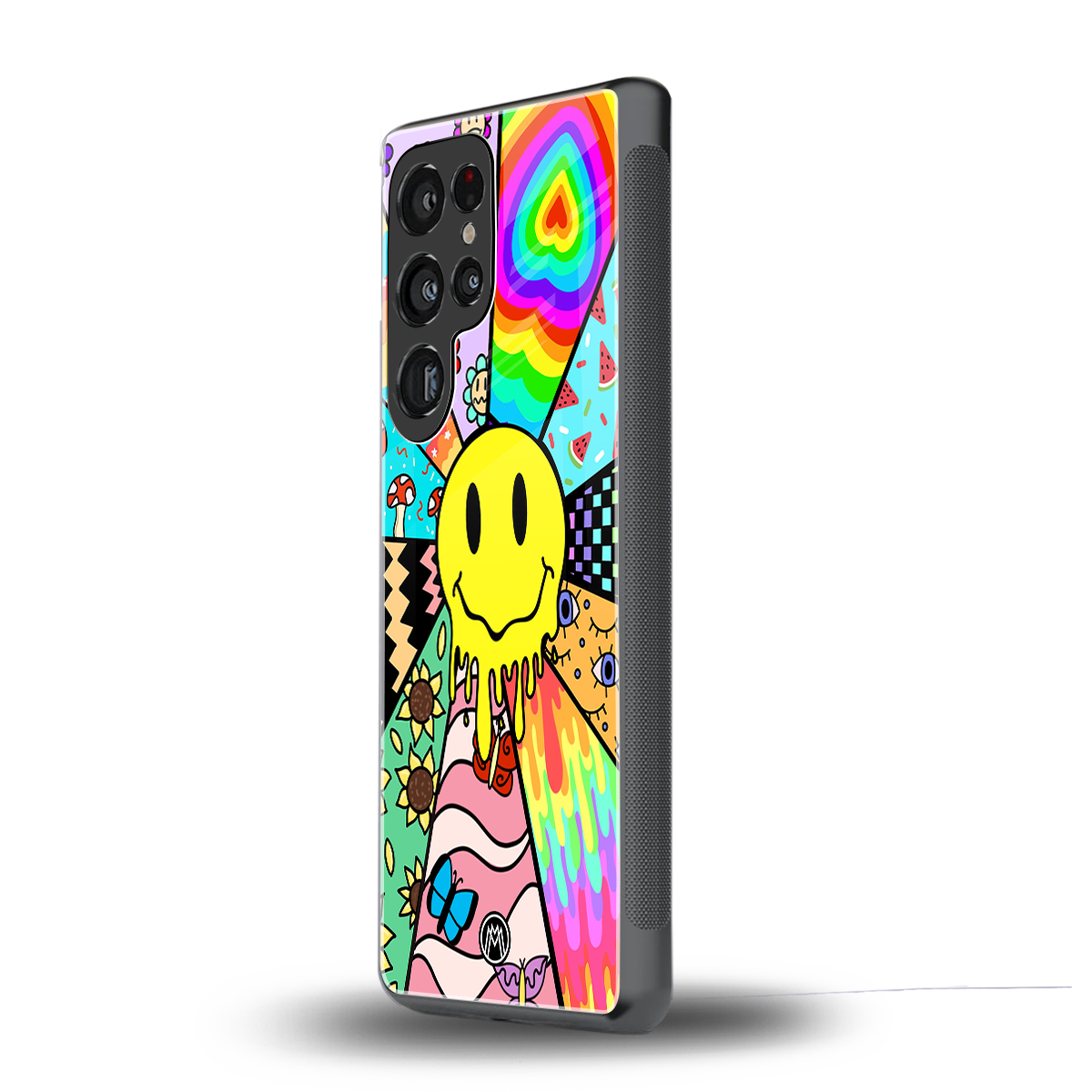 y2k doodle back phone cover | glass case for samsung galaxy s25 ultra