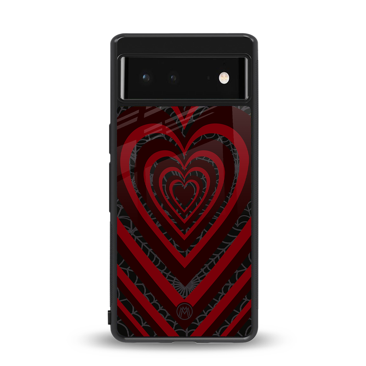 y2k hearts x spider back phone cover | glass case for Google Pixel 6A