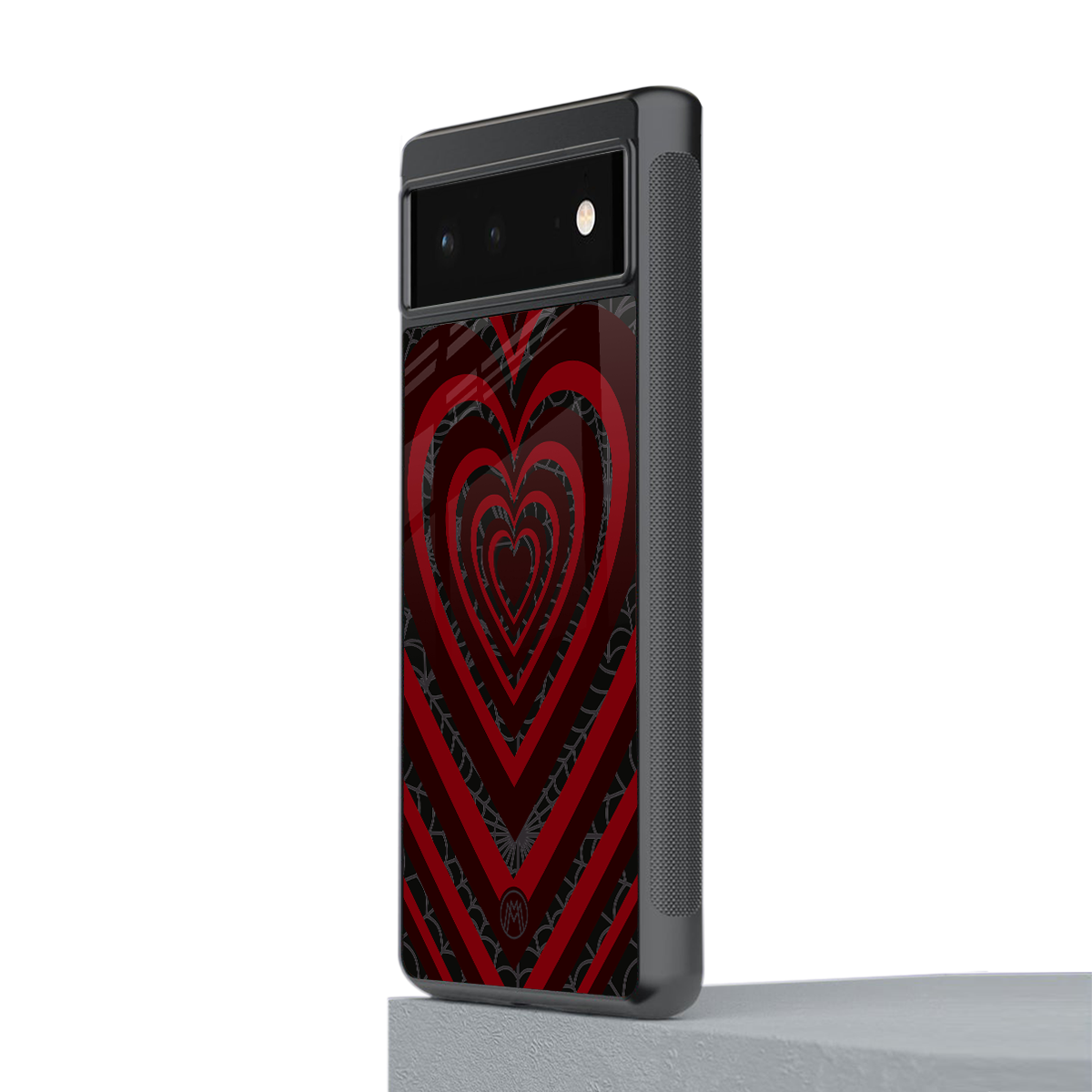 y2k hearts x spider back phone cover | glass case for Google Pixel 6A