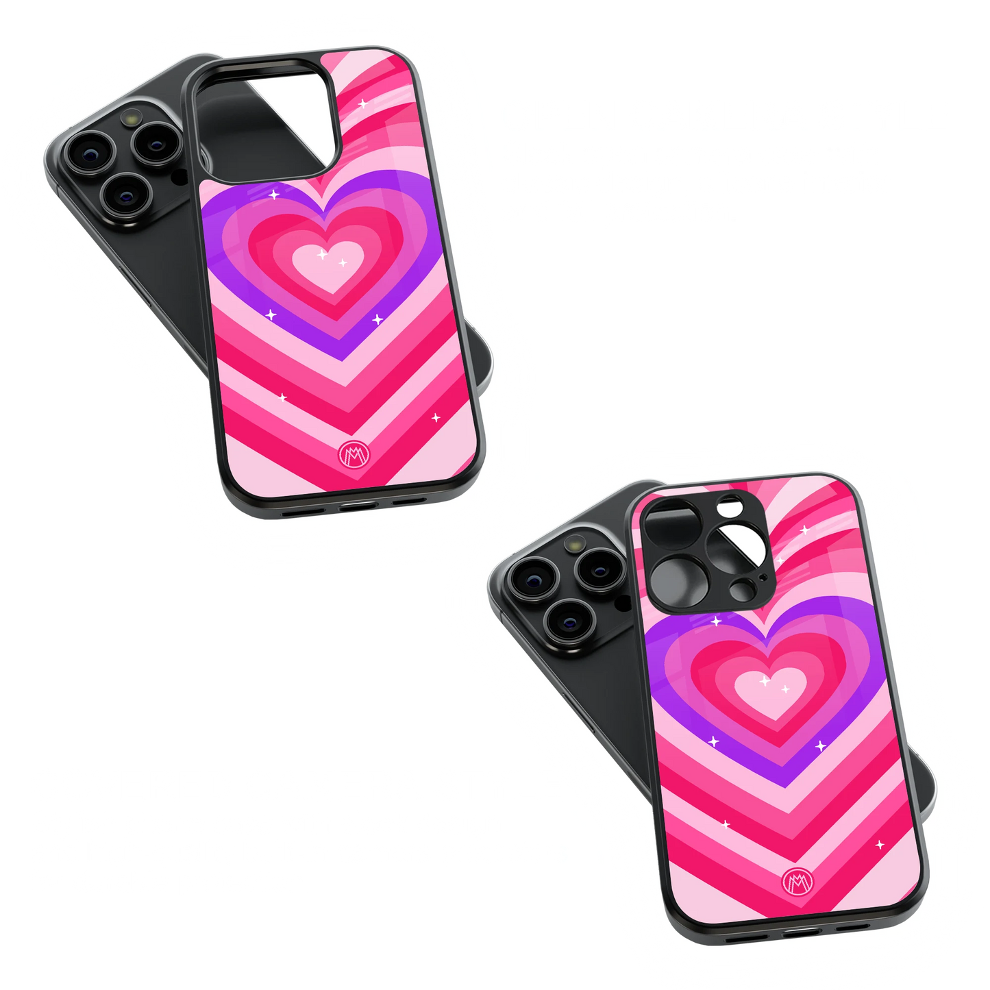 Trendy Glass Back Mobile Case for iPhone, Samsung, Redmi, OnePlus, Google Pixel, Motorola