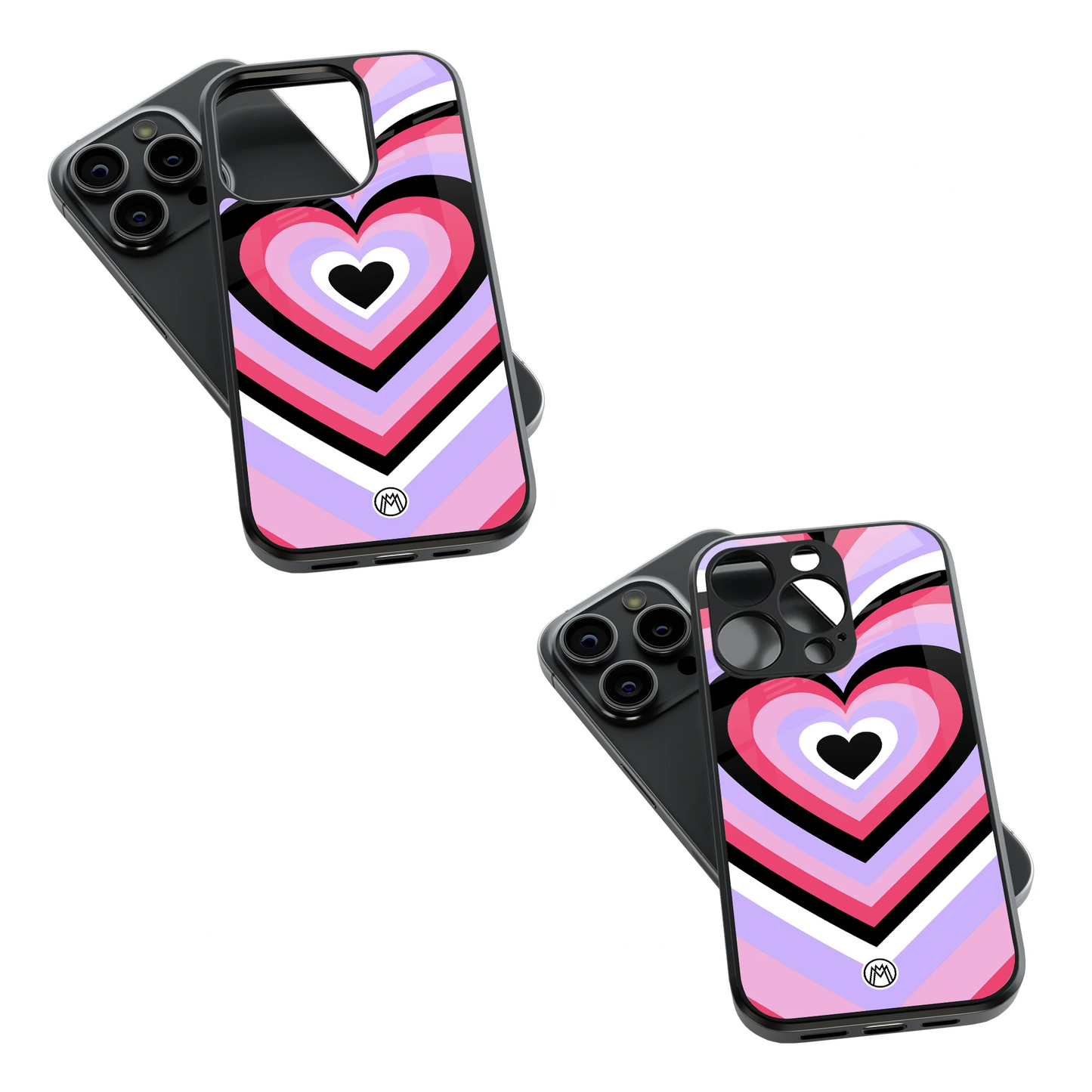 Trendy Glass Back Mobile Case for iPhone, Samsung, Redmi, OnePlus, Google Pixel, Motorola