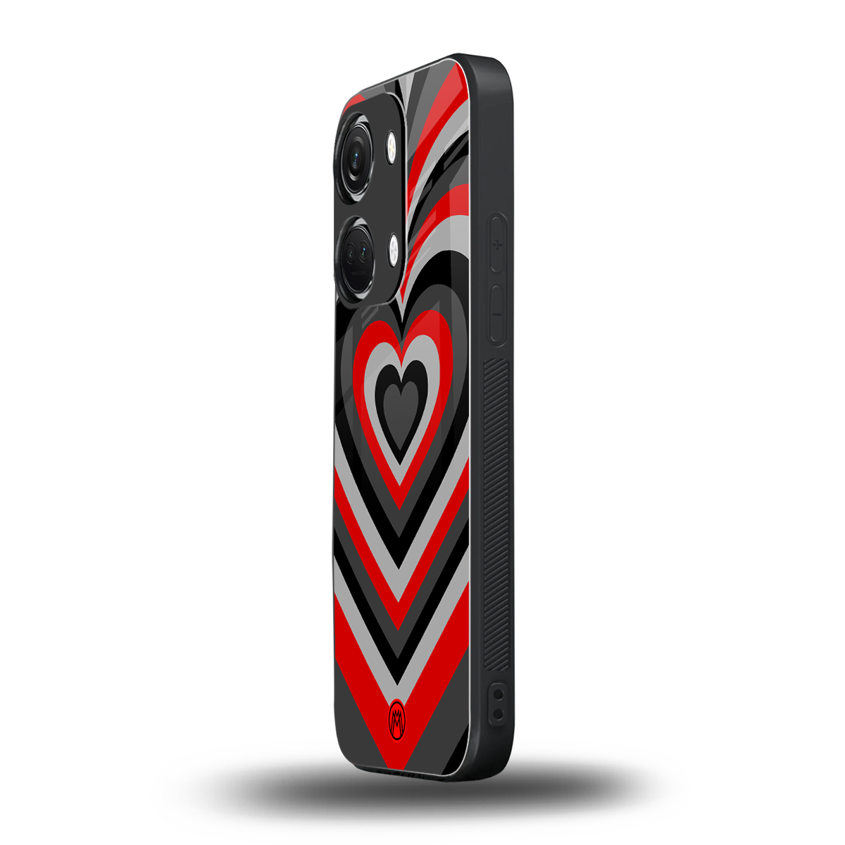 y2k red hearts lucifer edition back phone cover | glass case for oneplus nord 3