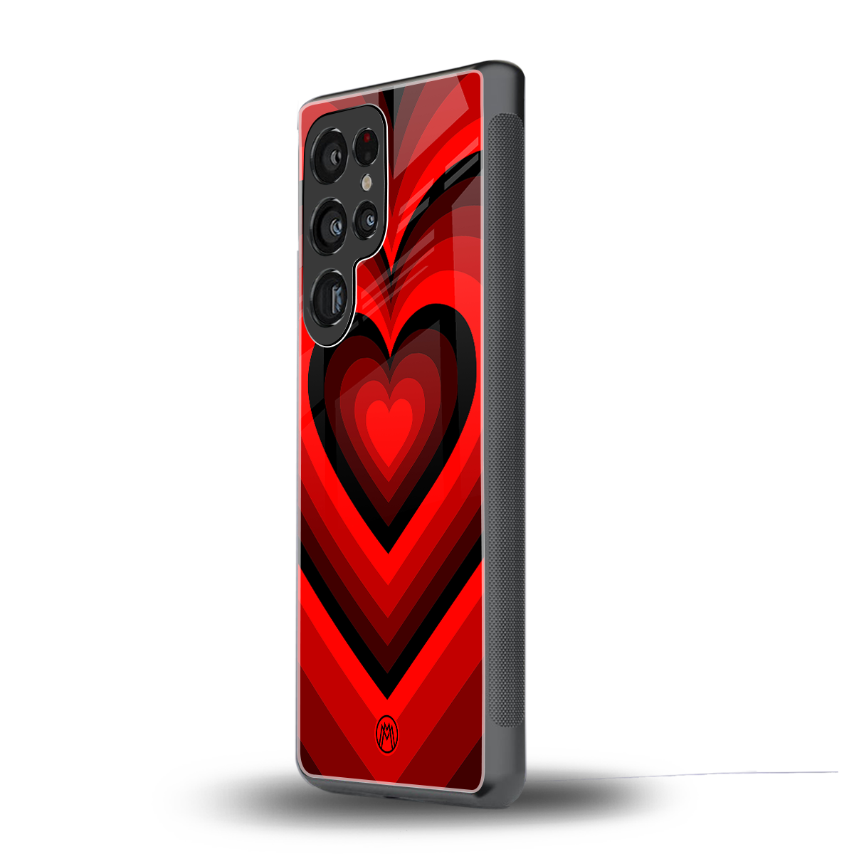 y2k red hearts wine edition back phone cover | glass case for samsung galaxy s25 ultra