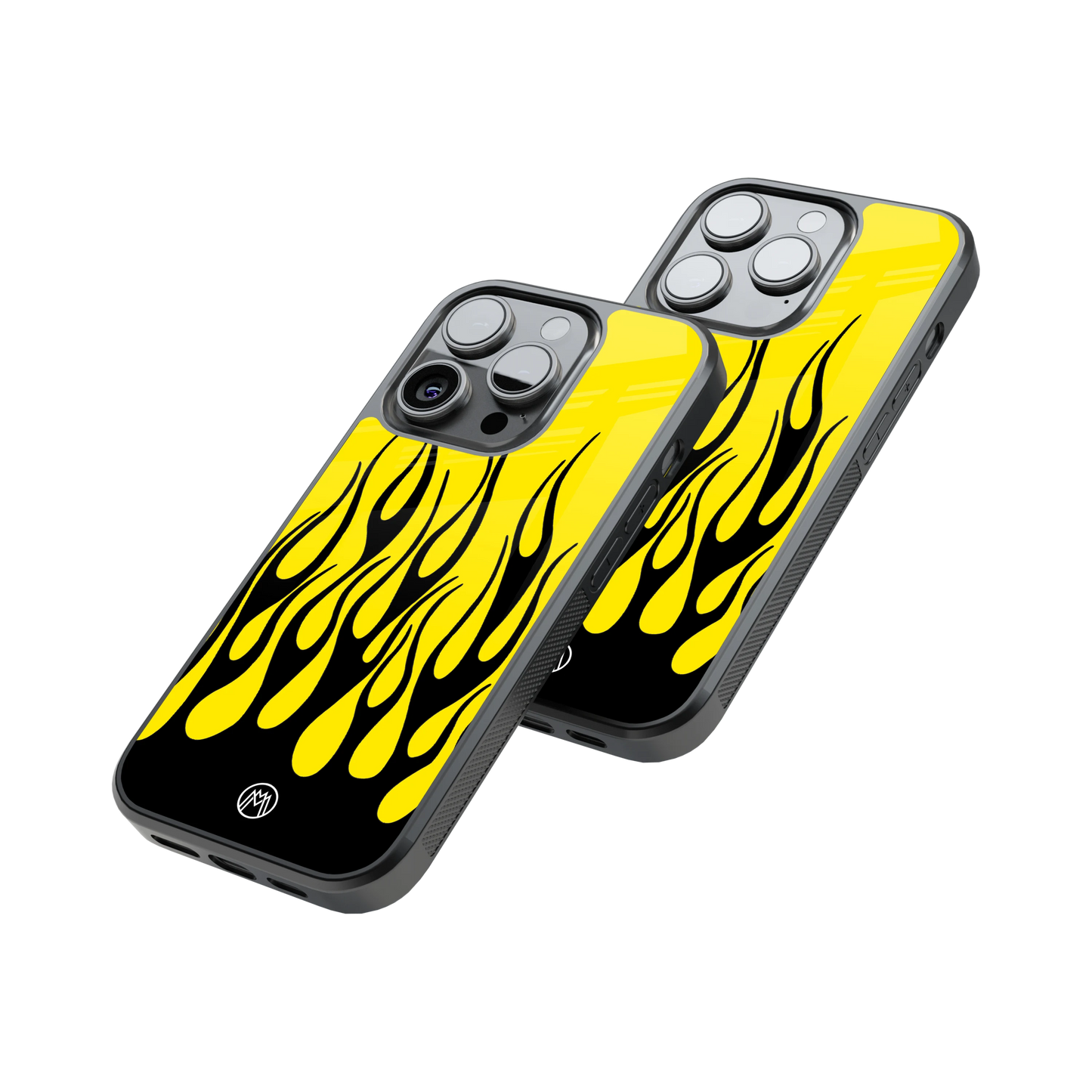 Protective Glass Back Phone Case Compatible with iPhone, Samsung, OnePlus, Pixel & More