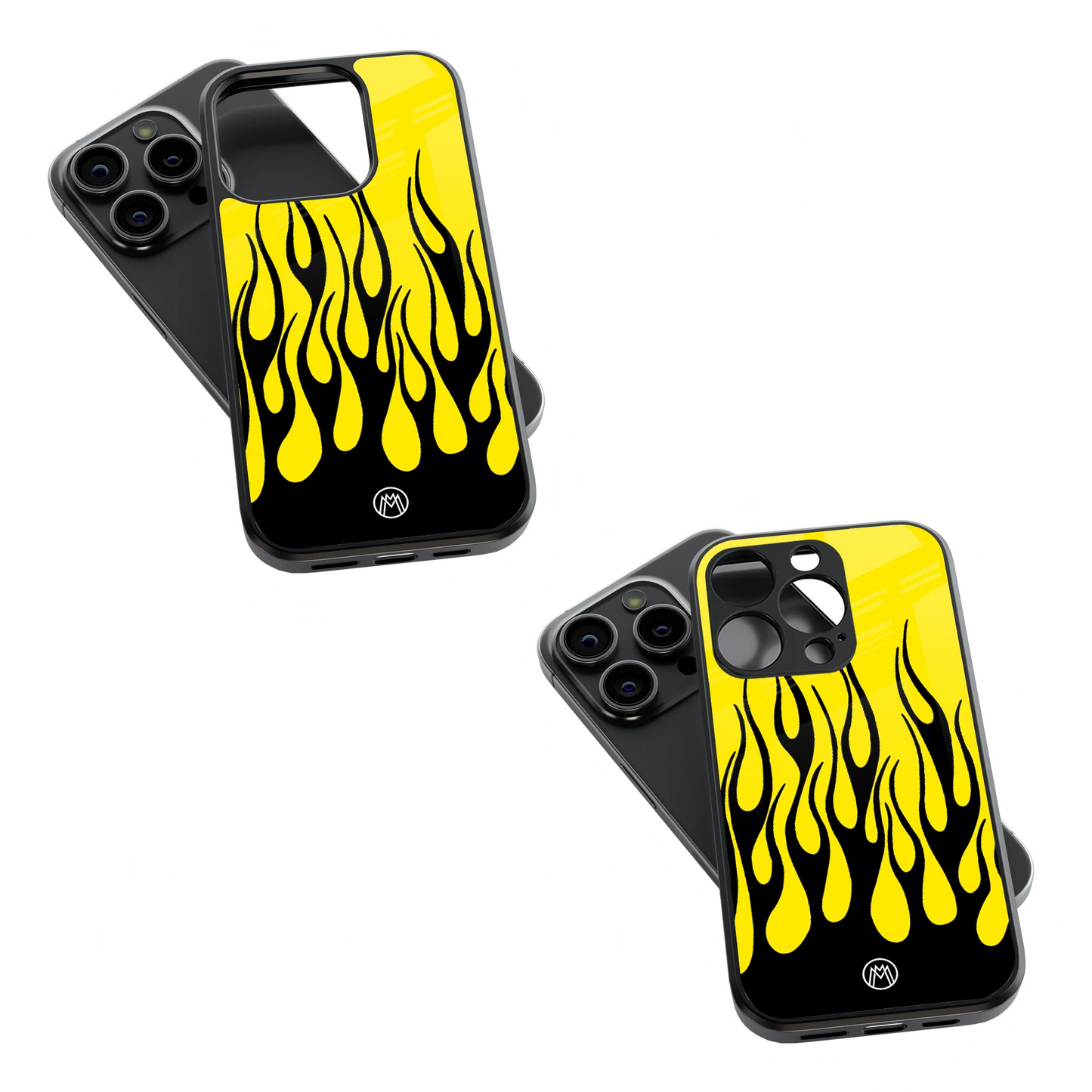 Trendy Glass Back Mobile Case for iPhone, Samsung, Redmi, OnePlus, Google Pixel, Motorola