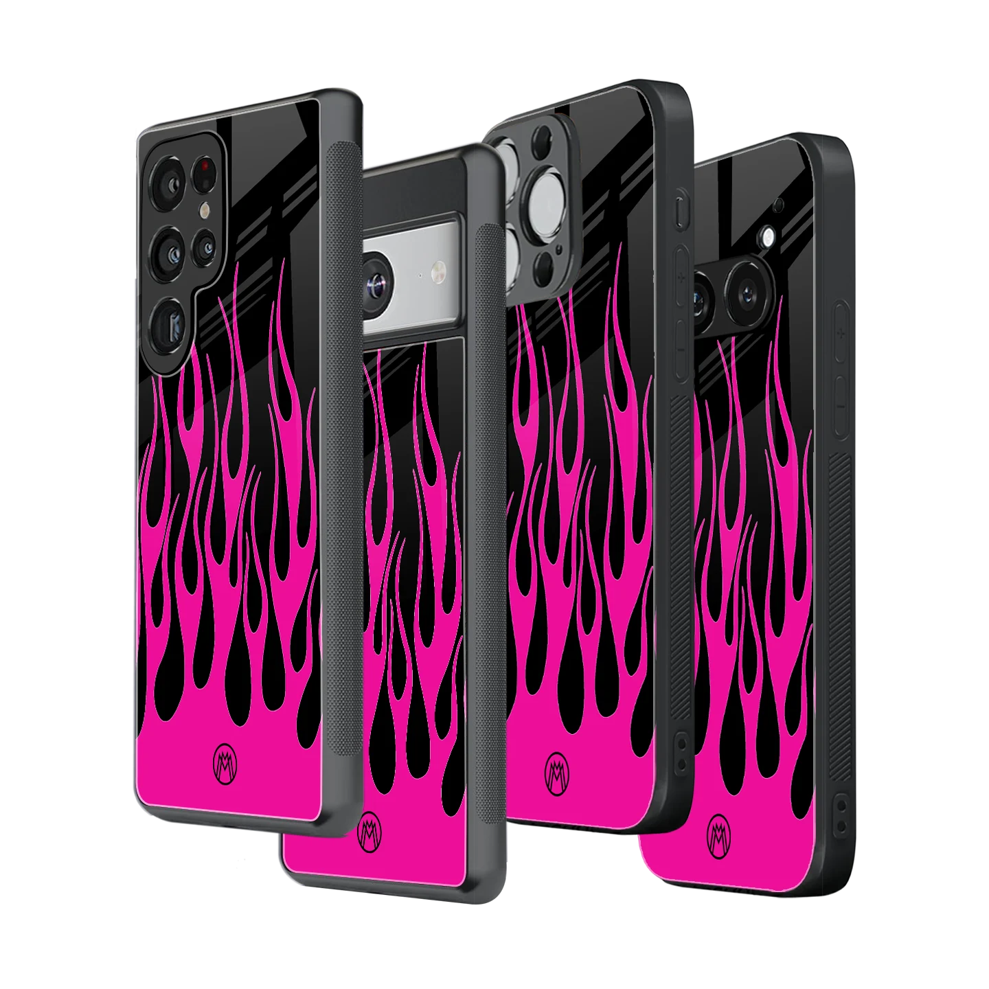 Stylish Glass Back Case for All Smartphones โ iPhone, Samsung, OnePlus, Pixel, Redmi, Oppo, Vivo, Motorola