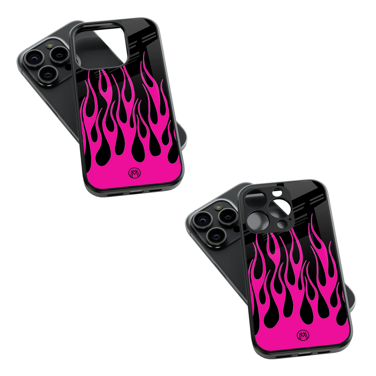 Trendy Glass Back Mobile Case for iPhone, Samsung, Redmi, OnePlus, Google Pixel, Motorola